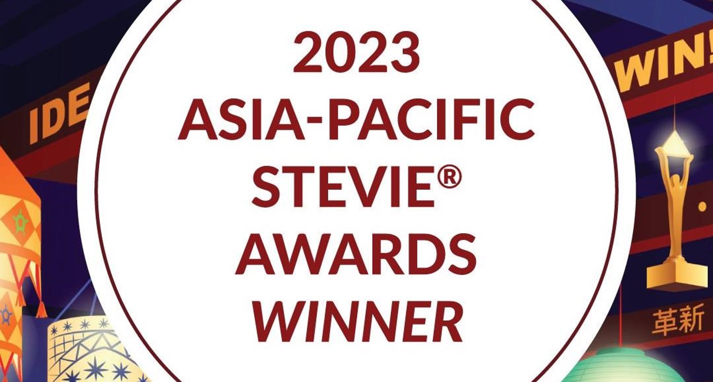 Image says 2023 Asia-Pacific Stevie Awards Winner