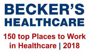Becker's healthcare top 150 places to work